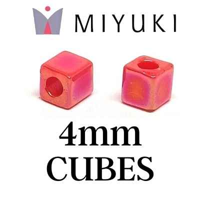 MIYUKI CUBOS de 4mm -  - Crystaldreams Abalorios