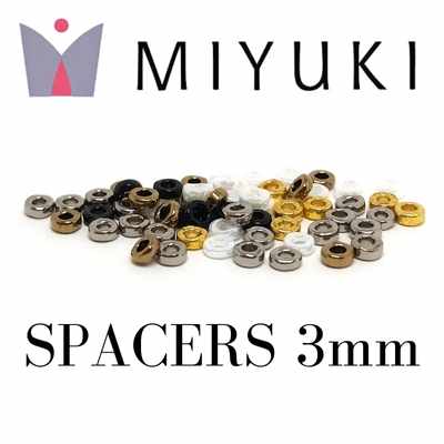 MIYUKI SPACERS 3mm -  - Crystaldreams Abalorios