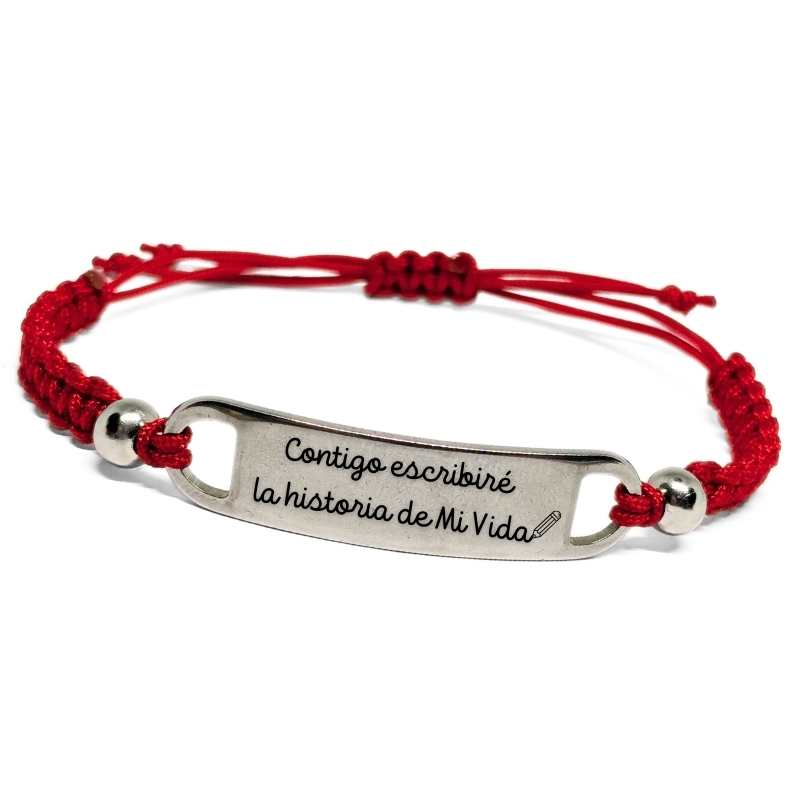 Pulseras Personalizadas Frases -  - Crystaldreams Abalorios