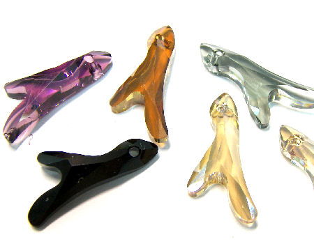 SERIE 6791 - Coral 2 puntas -  - Crystaldreams Abalorios