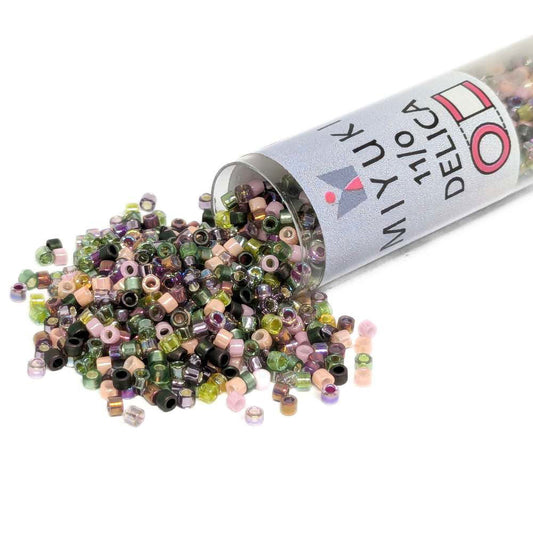 DB-MIX21 Tubo Miyuki Delica 11/0 Lavender Gardeny Mix 7,2gr. - Miyukilandia