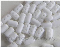 10 gr. Rulla 5x3mm - Opaque Chalk White -  - Crystaldreams Abalorios