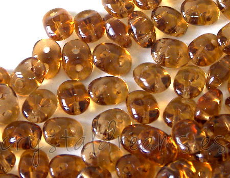 10 gr. Superduo® 2,5 x 5mm Agujeros:0,8mmSMOKED TOPAZ -  - Crystaldreams Abalorios