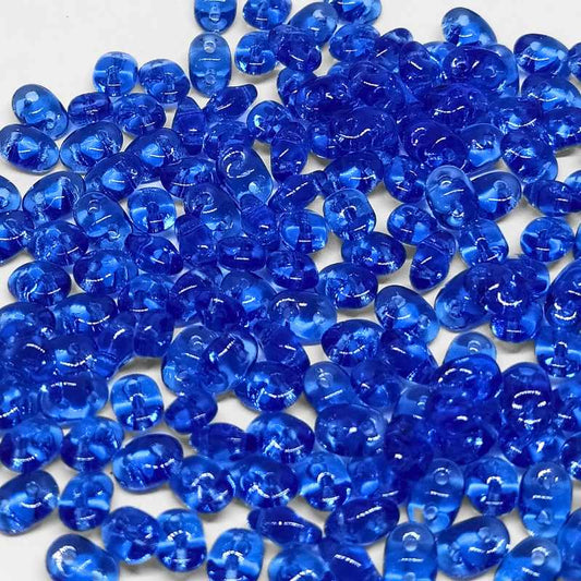 10 gr. Superduo® 2,5 x 5mm Agujeros:0,8mm SAPPHIRE -  - Crystaldreams Abalorios