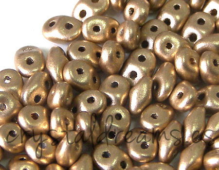 10 gr Superduo® 2,5x5mm Ag:0,8mm CRYSTAL BRONZE PALE GOLD -  - Crystaldreams Abalorios