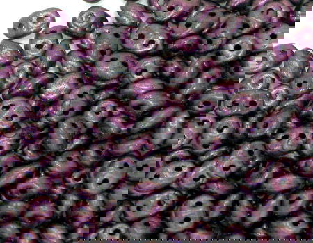 10 gr Superduo® 2,5x5mm Ag:0,8mm MET. MATE DARK AMETHYST -  - Crystaldreams Abalorios