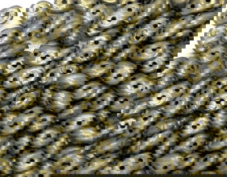 10 gr Superduo® 2,5x5mm Ag:0,8mm METALLIC MATE GOLD -  - Crystaldreams Abalorios