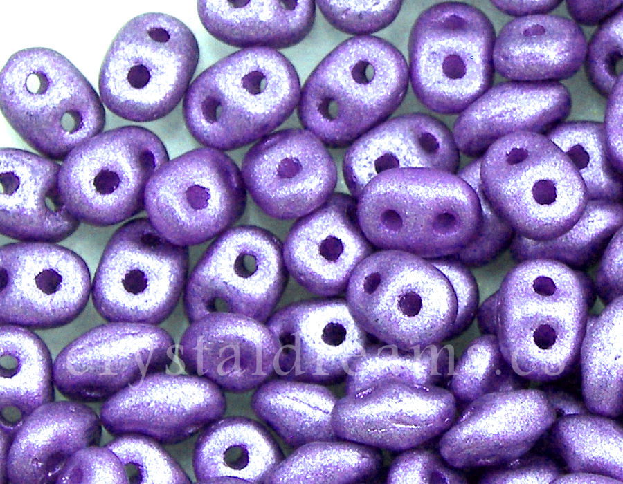 10 gr Superduo® 2,5x5mm Ag:0,8mm METALLIC MATE TANZANITE -  - Crystaldreams Abalorios