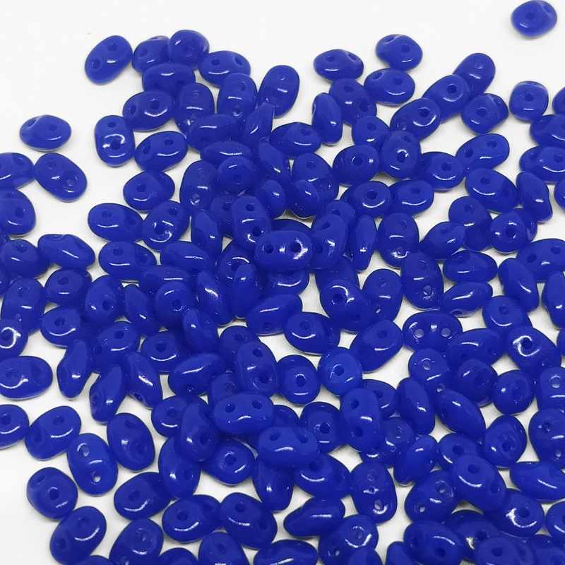 10 gr Superduo® 2,5x5mm Ag:0,8mm  OPAQUE SAPPHIRE -  - Crystaldreams Abalorios