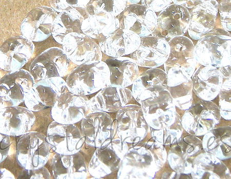 10 gramos Superduo® 2,5 x 5mm - Agujeros:0,8mm Color: CRYSTAL -  - Crystaldreams Abalorios