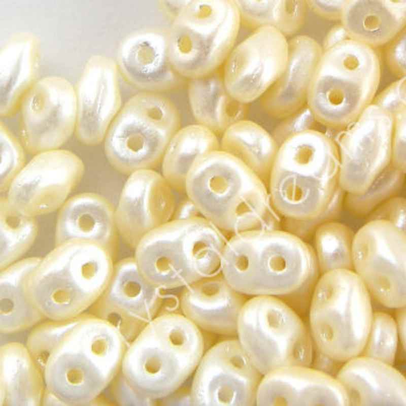 10 gramos Superduo® 2,5 x 5mm Aguj:0,8mm PASTEL CREAM -  - Crystaldreams Abalorios