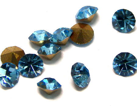 10 x Chaton Preciosa® MAXIMA - PP15 - 2,10mm - Aquamarine -  - Crystaldreams Abalorios