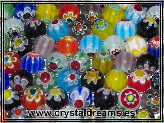 10 x Murano Bolas 8mm Mix -  - Crystaldreams Abalorios