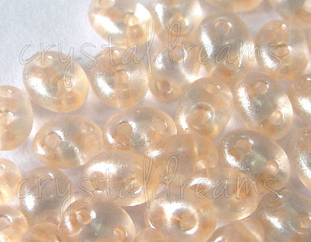 10gr.Twin Beads - 2,5x5mm - Beige Pearl -  - Crystaldreams Abalorios