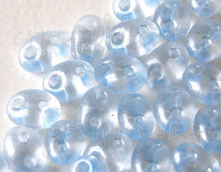 10gr.Twin Beads - 2,5x5mm - Light Sapphire Pearl -  - Crystaldreams Abalorios