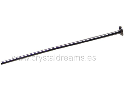 10x Baston alfiler 35 mm. Plateado -  - Crystaldreams Abalorios