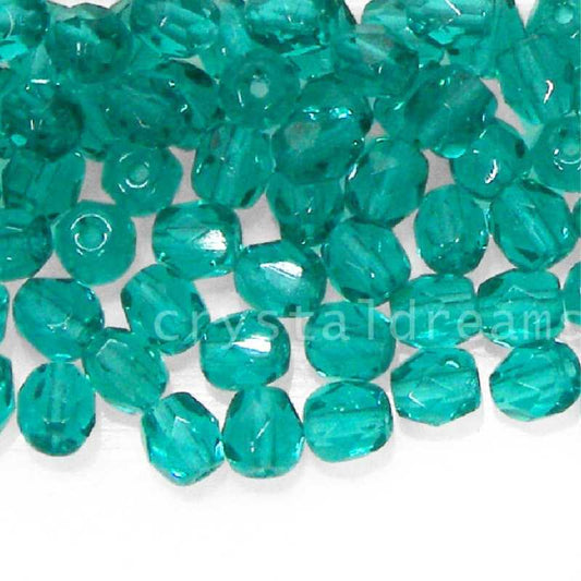 10x Facetadas 4mm BLUE ZIRCON -  - Crystaldreams Abalorios