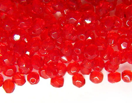 10x Facetadas 4mm LIGHT SIAM -  - Crystaldreams Abalorios