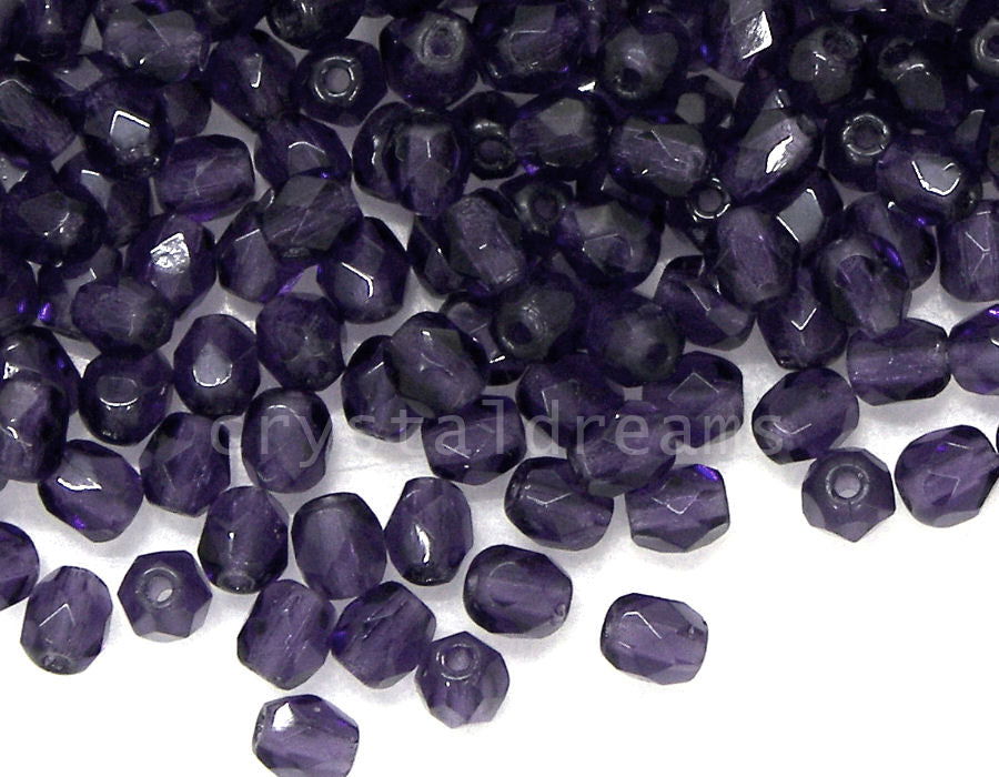 10x Facetadas 4mm PURPLE VELVET -  - Crystaldreams Abalorios