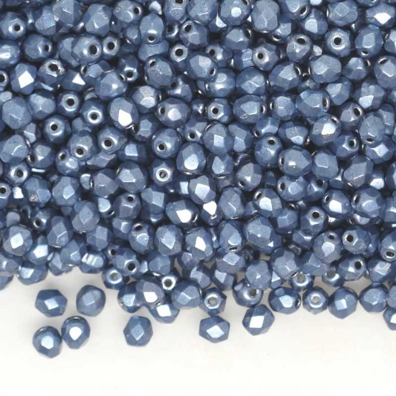 10x Facetadas 4mm SATURATED METALLIC NIAGARA -  - Crystaldreams Abalorios