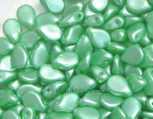 10x PIP Beads Petalos 7x5mm Aguj: 0,8mm Color: Pastel Chrysolite -  - Crystaldreams Abalorios