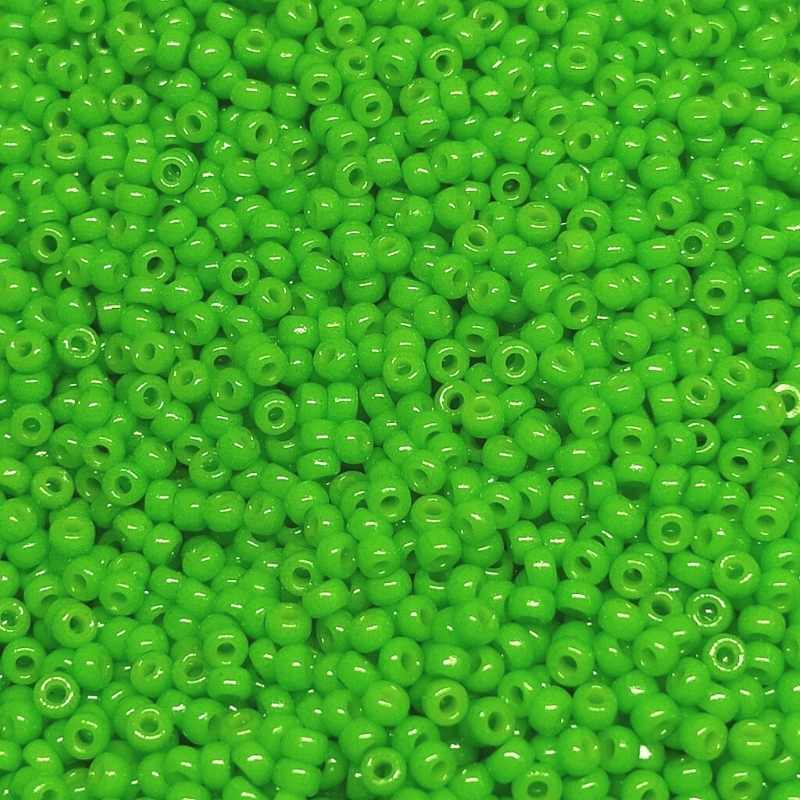 11/0 MIYUKI - rocalla - Duracoat Opaque Dyed Grass - 1gr. -  - Crystaldreams Abalorios