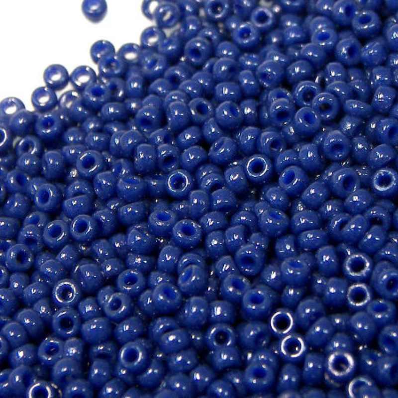 11/0 MIYUKI - rocalla - Duracoat Opaque Navy Blue - 1gr. 4493 -  - Crystaldreams Abalorios