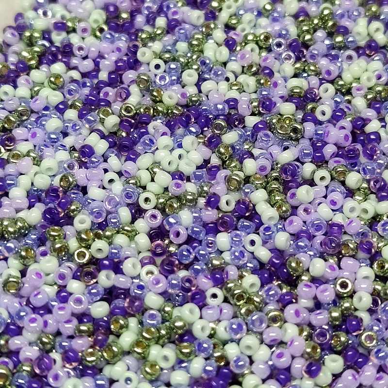 11/0 MIYUKI - rocalla - Lavender Mix - 1 gr. -  - Crystaldreams Abalorios