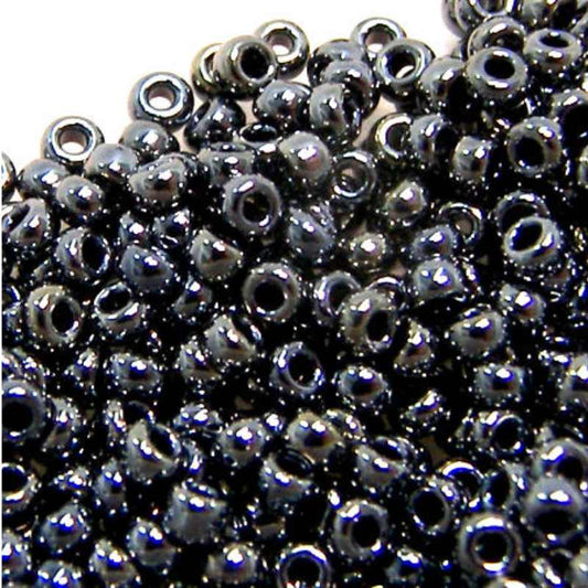 11/0 MIYUKI - rocalla - Light Gunmetal - 1gr. -  - Crystaldreams Abalorios