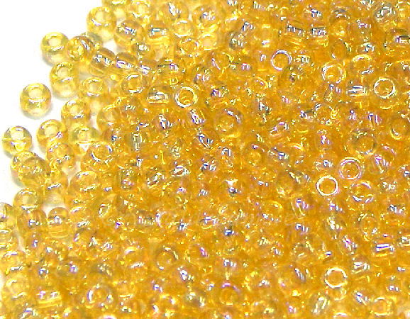 11/0 MIYUKI - rocalla - Light Topaz AB - 1gr. -  - Crystaldreams Abalorios