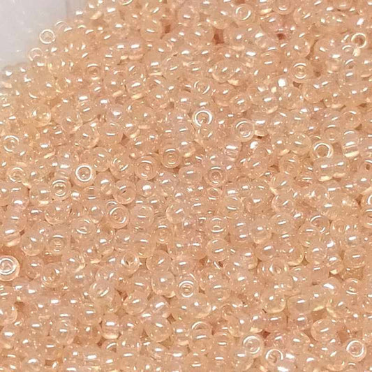 11/0 MIYUKI - rocalla - Lt. Peach Luster - 1gr. -  - Crystaldreams Abalorios