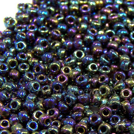 11/0 MIYUKI - rocalla - Metallic Rainbow - col. 477 1gr. -  - Crystaldreams Abalorios