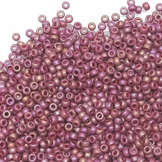 11/0 MIYUKI - rocalla - Op. Glazed. Frosted Dark Red - 1gr. -  - Crystaldreams Abalorios