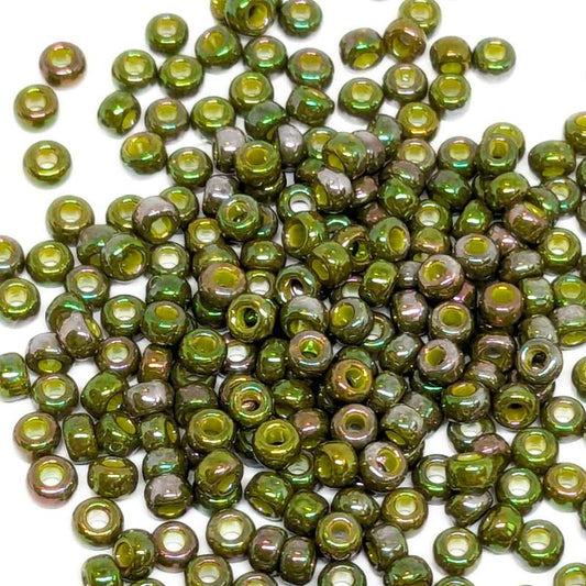 11/0 MIYUKI - rocalla - Opaque Luster Golden Olive - 1gr. -  - Crystaldreams Abalorios