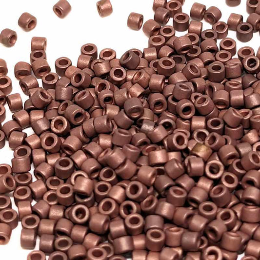 11/0 MIYUKI delica- Matte Plated Copper -DB340 -1 gr. -  - Crystaldreams Abalorios