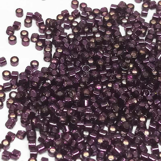 11/0 MIYUKI delica - Amethyst Silver Lined - 1gr. - DB611 -  - Crystaldreams Abalorios