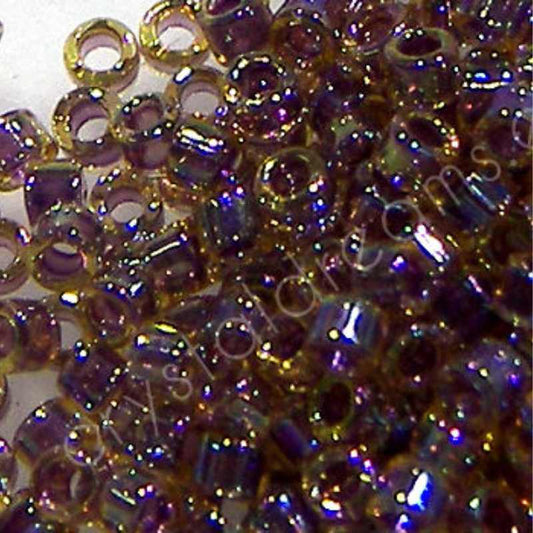11/0 MIYUKI delica - Berry Lined Light Topaz AB - DB091 - 1gr. -  - Crystaldreams Abalorios