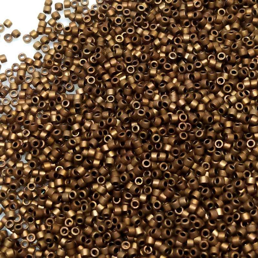 11/0 MIYUKI delica - Bronze Mate - 1gr. -  - Crystaldreams Abalorios