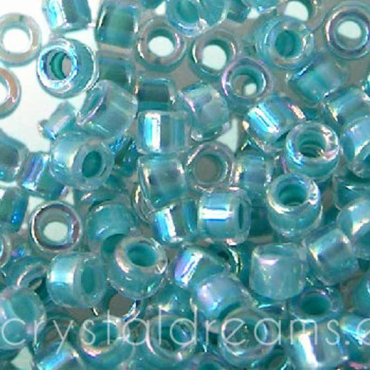 11/0 MIYUKI delica - Crystal Blue Zircon AB Lined - DB079 - 1gr. -  - Crystaldreams Abalorios