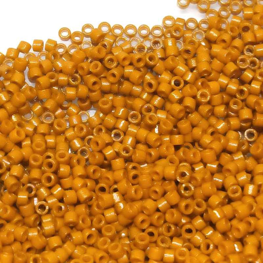 11/0 MIYUKI delica - Duracoat Opaque Persimmon - 1gr. -  - Crystaldreams Abalorios