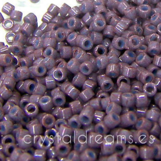 11/0 MIYUKI delica - Dyed Dark Mauve - DB662 - 1gr. -  - Crystaldreams Abalorios