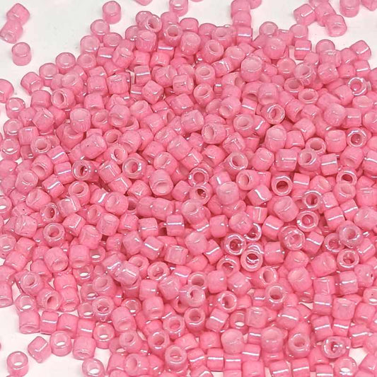 11/0 MIYUKI delica - Dyed Opaque Carntion Pink - 1gr. -  - Crystaldreams Abalorios