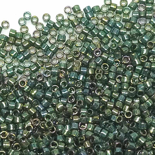 11/0 MIYUKI delica - Emerald Gold Luster 1gr. DB125 -  - Crystaldreams Abalorios