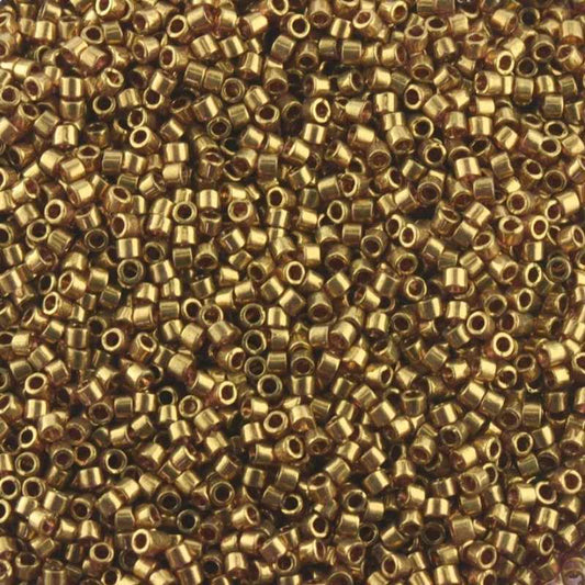 11/0 MIYUKI delica - Gold Luster - 1gr. DB115 -  - Crystaldreams Abalorios