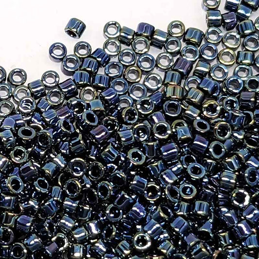 11/0 MIYUKI delica - Gunmetal Iris - DB006 - 1gr. -  - Crystaldreams Abalorios
