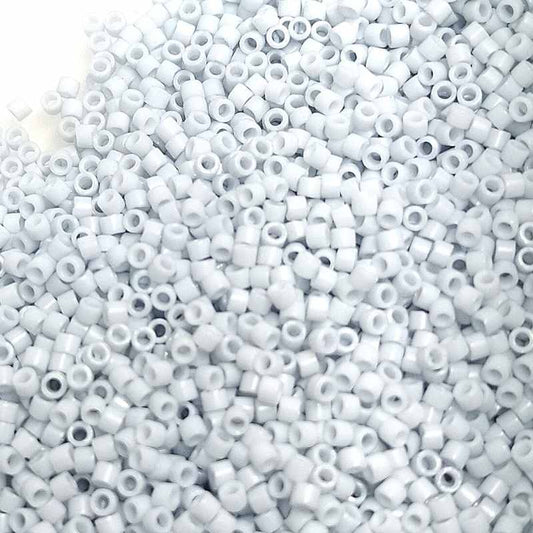 11/0 MIYUKI delica - Light Grey Luster - 1gr. - DB209 -  - Crystaldreams Abalorios