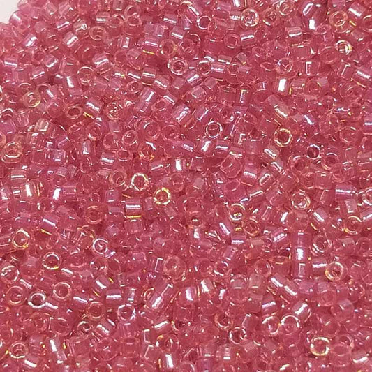 11/0 MIYUKI delica - Lined Cran AB - DB062 - 1gr. -  - Crystaldreams Abalorios