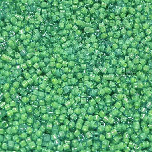 11/0 MIYUKI delica - Luminous Mermaid Green - 1gr. -  - Crystaldreams Abalorios