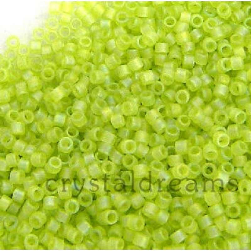 11/0 MIYUKI delica - Matte Chartreuse AB - 1gr. - DB860 -  - Crystaldreams Abalorios