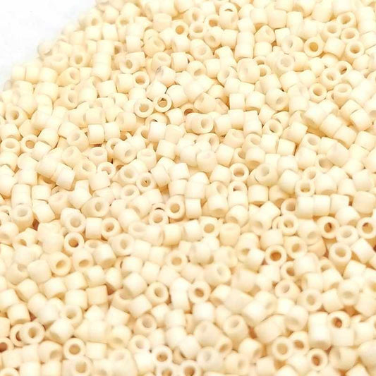11/0 MIYUKI delica - Matte Dark Cream - 1gr. - DB353 -  - Crystaldreams Abalorios
